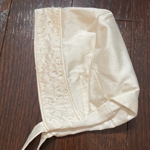 Silk Christening Gown - Picture 8 of 12